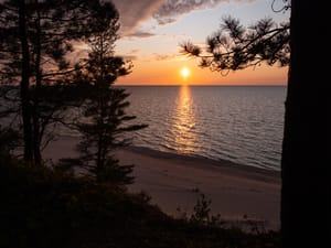 Sunset Over Lake Superior