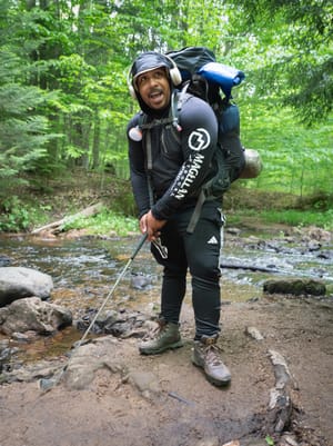 Hiker With Golf Club
